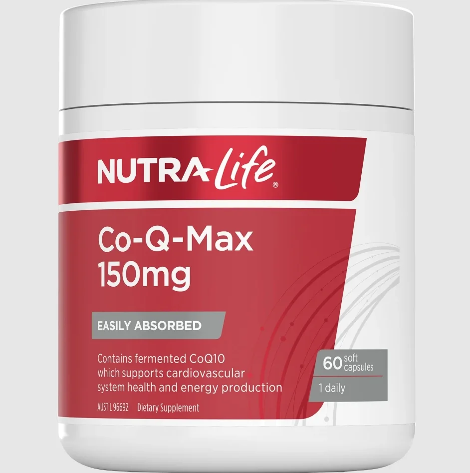 Nutralife 纽乐 辅酶Q10胶囊 150mg 60粒 最大复合配方 护心胶囊  【保质期2028/06】